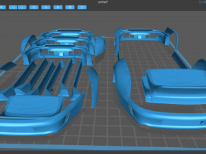 RWB 993 Ducktail Body Kit printable Modelo de impresión 3D