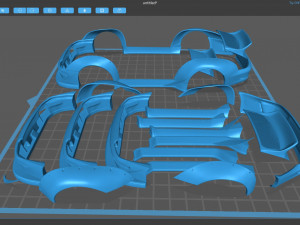 RWB 993 Ducktail Body Kit printable Modelo de impresión 3D