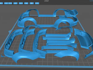 RWB 993 Ducktail Body Kit printable 3D Print Model