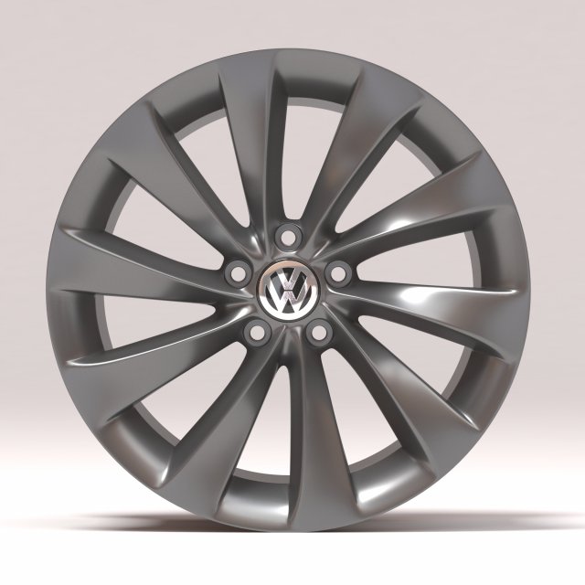 VW Scirocco Turbine wheels printable Modelo de impresión 3D .c4d .max .obj .3ds .fbx .stl .blend 
