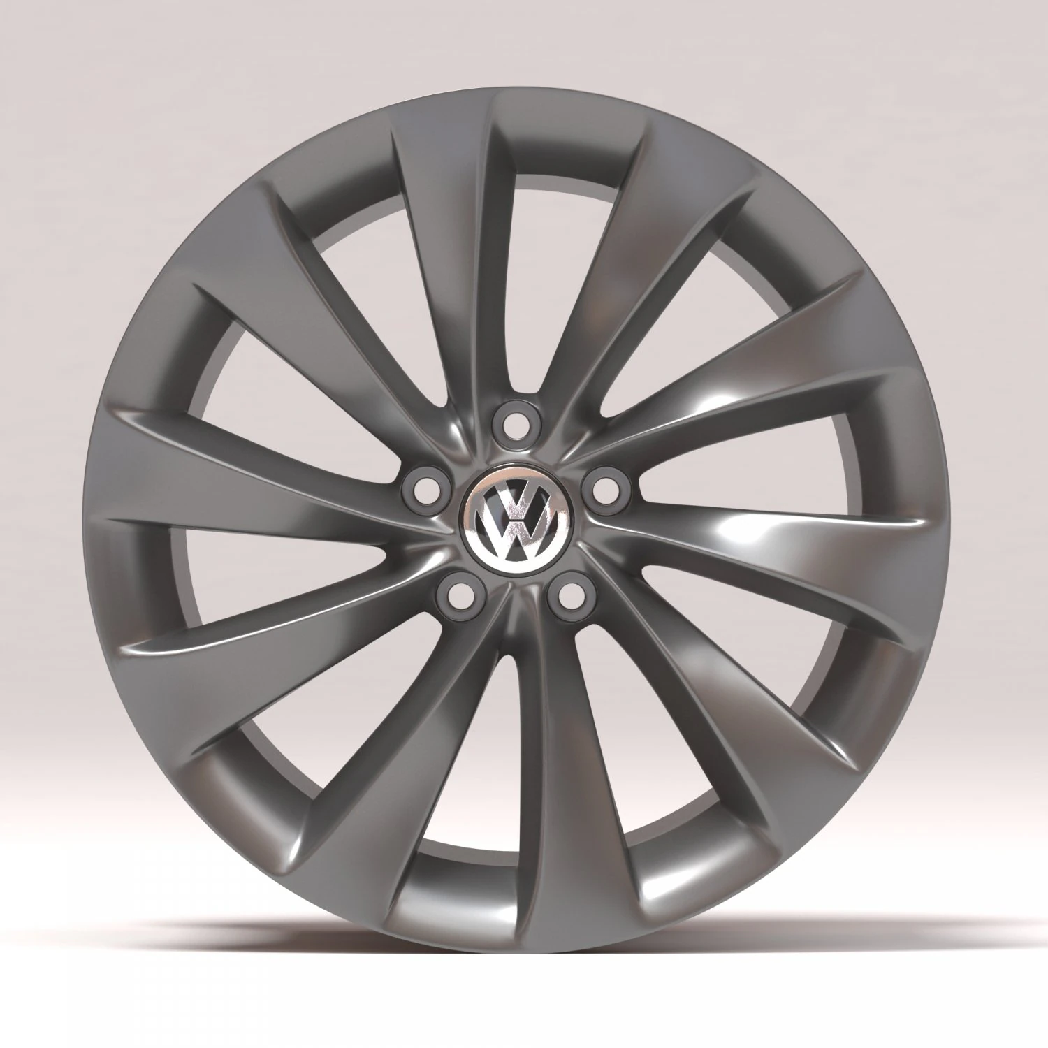Ruedas VW Scirocco Turbine imprimibles Modelo de impresión 3D .c4d .max .obj .3ds .fbx .stl .blend 
