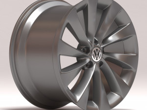 VW Scirocco Turbine wheels printable Modelo de impresión 3D