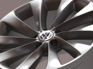 VW Scirocco Turbine wheels printable Modelo de impresión 3D