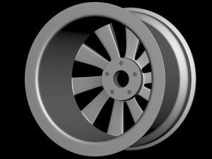 VW Scirocco Turbine wheels printable Modelo de impresión 3D