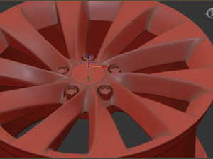 VW Scirocco Turbine wheels printable Modelo de impresión 3D