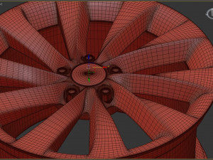 VW Scirocco Turbine wheels printable Modelo de impresión 3D