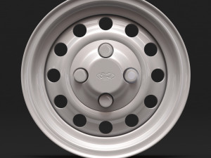 Fiesta mk2 steel rim printable Modelo de impresión 3D