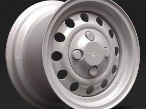 Fiesta mk2 steel rim printable Modelo de impresión 3D