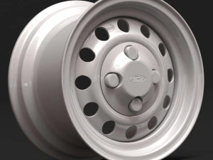 Fiesta mk2 steel rim printable 3D Print Model