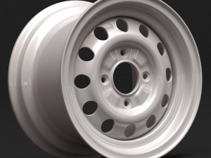 Fiesta mk2 steel rim printable Modelo de impresión 3D