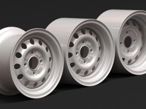 Fiesta mk2 steel rim printable 3D Print Model