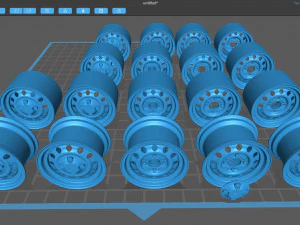 Fiesta mk2 steel rim printable 3D Print Model
