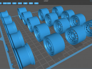 Fiesta mk2 steel rim printable Modelo de impresión 3D