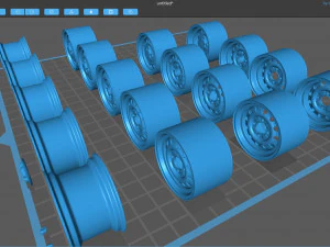 Fiesta mk2 steel rim printable 3D Print Model