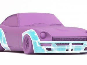 Datsun 240Z Pandem Kiti Yazdırılabilir 3D Baskı Modeli