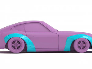 Datsun 240Z Pandem Kiti Yazdırılabilir 3D Baskı Modeli
