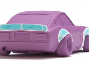 Datsun 240Z Pandem Kiti Yazdırılabilir 3D Baskı Modeli