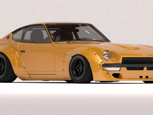 Datsun 240Z Pandem Kiti Yazdırılabilir 3D Baskı Modeli