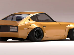 Datsun 240Z Pandem Kiti Yazdırılabilir 3D Baskı Modeli