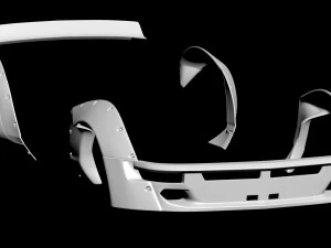 Datsun 240Z Pandem Kiti Yazdırılabilir 3D Baskı Modeli