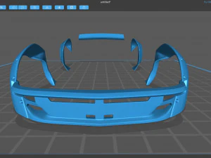 Datsun 240Z Pandem Kiti Yazdırılabilir 3D Baskı Modeli