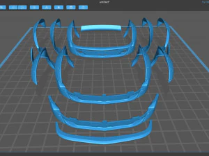 Datsun 240Z Pandem Kiti Yazdırılabilir 3D Baskı Modeli