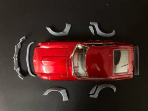 Datsun 240Z Pandem Kiti Yazdırılabilir 3D Baskı Modeli