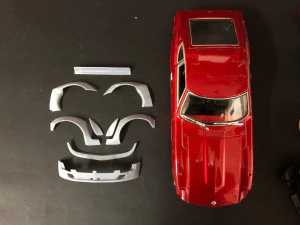 Datsun 240Z Pandem Kiti Yazdırılabilir 3D Baskı Modeli