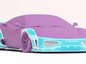F360 Wide Body Kit Modèles 3D en vedette