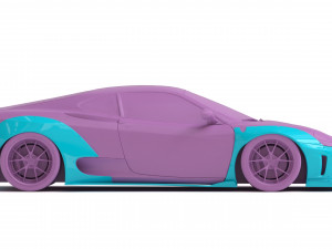 F360 Wide Body Kit Modèles 3D en vedette