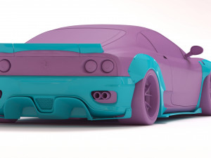 F360 Wide Body Kit Modèles 3D en vedette