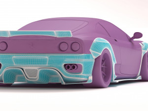 F360 Wide Body Kit Modèles 3D en vedette