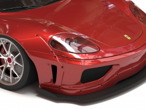 F360 Wide Body Kit Modèles 3D en vedette