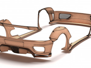 F360 Wide Body Kit Modèles 3D en vedette