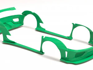 F360 Wide Body Kit 3D Print Model