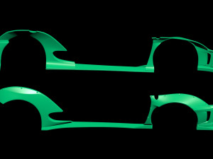 F360 Wide Body Kit Modèles 3D en vedette