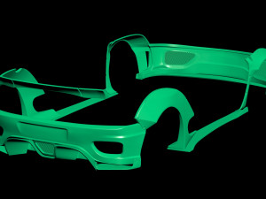 F360 Wide Body Kit Modèles 3D en vedette
