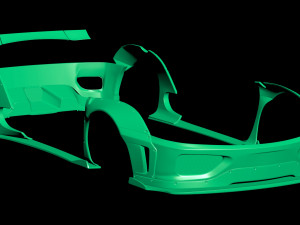 F360 Wide Body Kit Modèles 3D en vedette