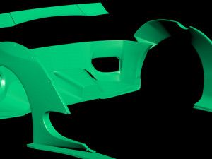 F360 Wide Body Kit Modèles 3D en vedette