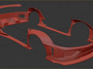 F360 Wide Body Kit 3D Print Model