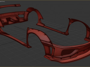 F360 Wide Body Kit Modèles 3D en vedette