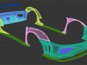 F360 Wide Body Kit Modèles 3D en vedette