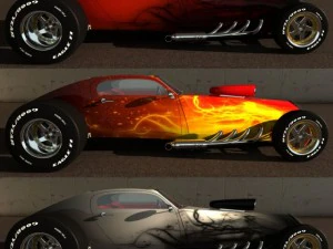 hotrod 3D Model
