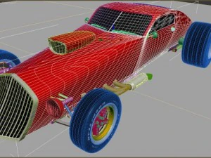 hotrod 3D Model