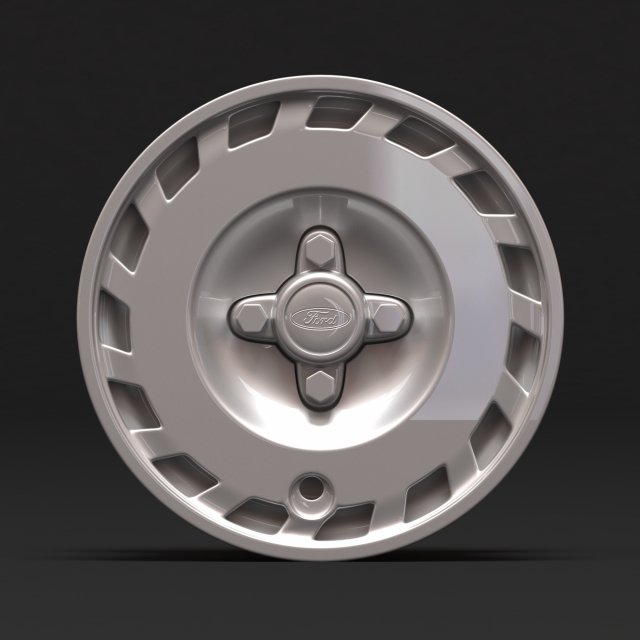 1990 Fiesta OEM Wheel Modelo de impresión 3D .c4d .max .obj .3ds .fbx .stl .blend 