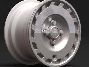1990 Fiesta OEM Wheel 3D Print Model