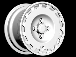 1990 Fiesta OEM Wheel 3D Print Model