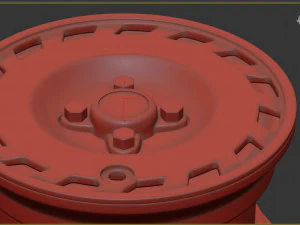 1990 Fiesta OEM Wheel 3D Print Model