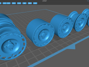 1990 Fiesta OEM Wheel Modelo de impresión 3D