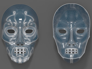 Doom Mask 01 Printable Model do druku 3D
